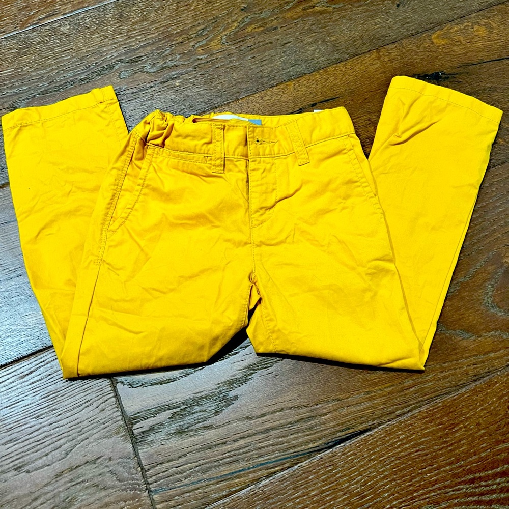 Mustard Straight Leg Pants